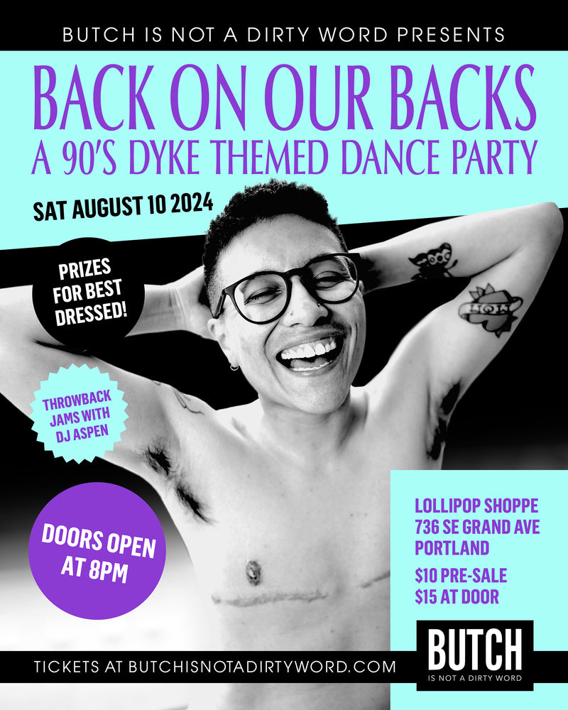 PRE-SALE TICKET: BACK ON OUR BACKS 8/10/24